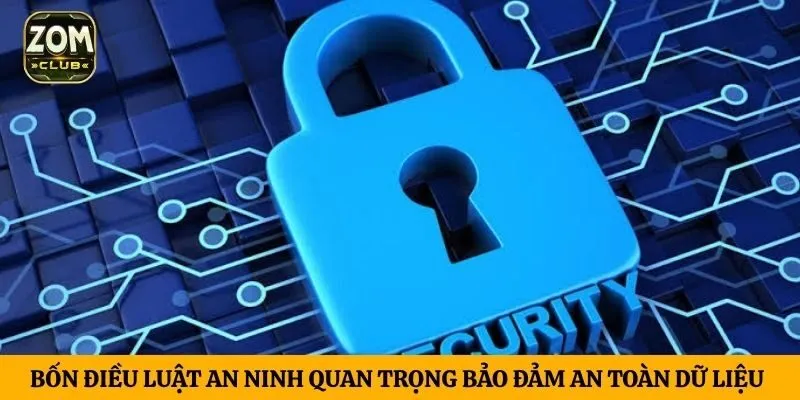 Bốn điều luật an ninh quan trọng bảo đảm an toàn dữ liệu